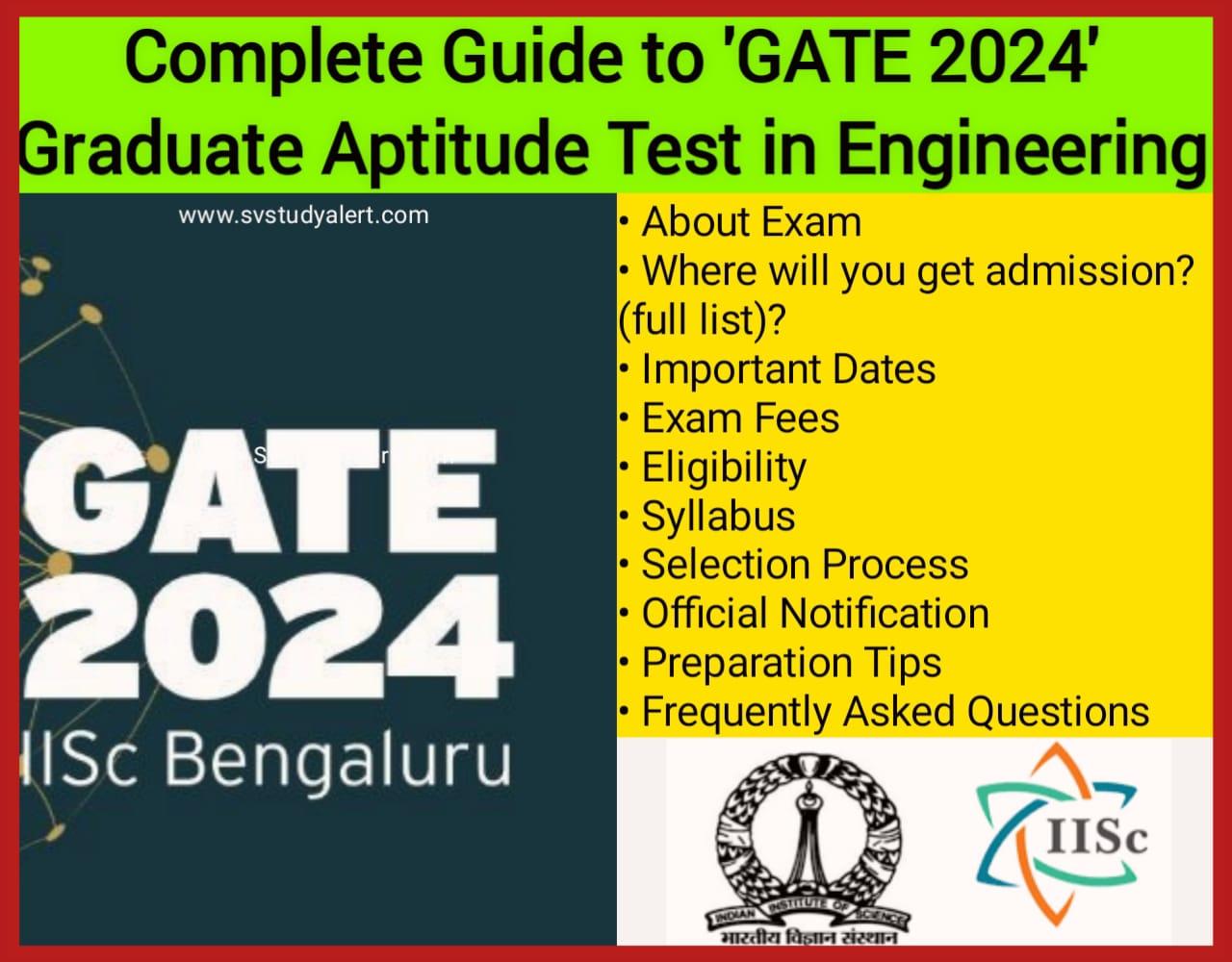 Unlocking Opportunities: A Complete Guide to GATE 2024 - Graduate Aptitude Test in Engineering